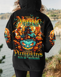 PUMPKINS GLOW BY MOONLIGHT HALLOWEEN ALL OVER PRINT - TLNO2208231