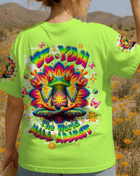 BE YOU THE WORLD WILL ADJUST FROG ALL OVER PRINT - TLTW1908253