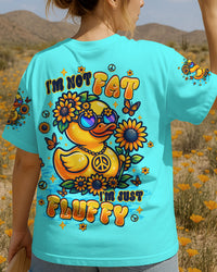 I'M JUST FLUFFY DUCK SUNFLOWER ALL OVER PRINT - TLTW2808252
