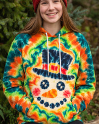 WHIMSICAL SNOWMAN WINTER COLOR BURST CHRISTMAS ALL OVER PRINT - TLTW1510262