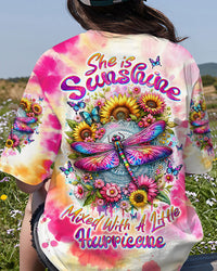 SHE IS SUNSHINE DRAGONFLY ALL OVER PRINT - TLTW1901244