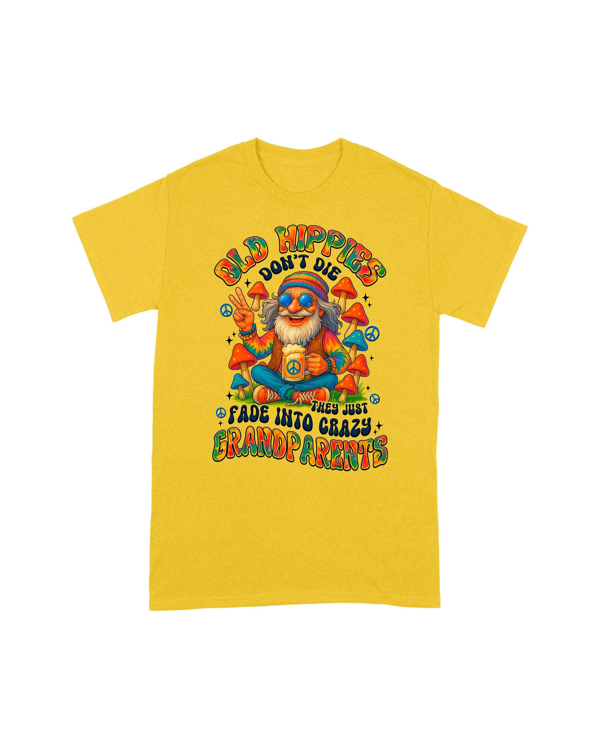 OLD HIPPIES TIE DYE COTTON SHIRT - TYTM1507251