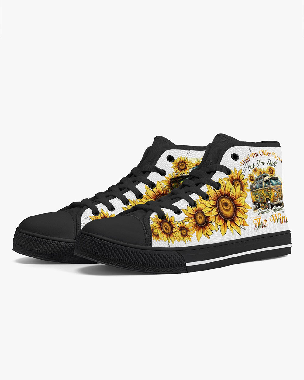 RUNNING AGAINST THE WIND HIGH TOP CANVAS SHOES - TYTD0805233