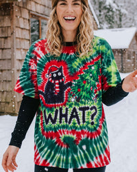 WHAT FUNNY BLACK CAT CHRISTMAS ALL OVER PRINT - TLTW0310262