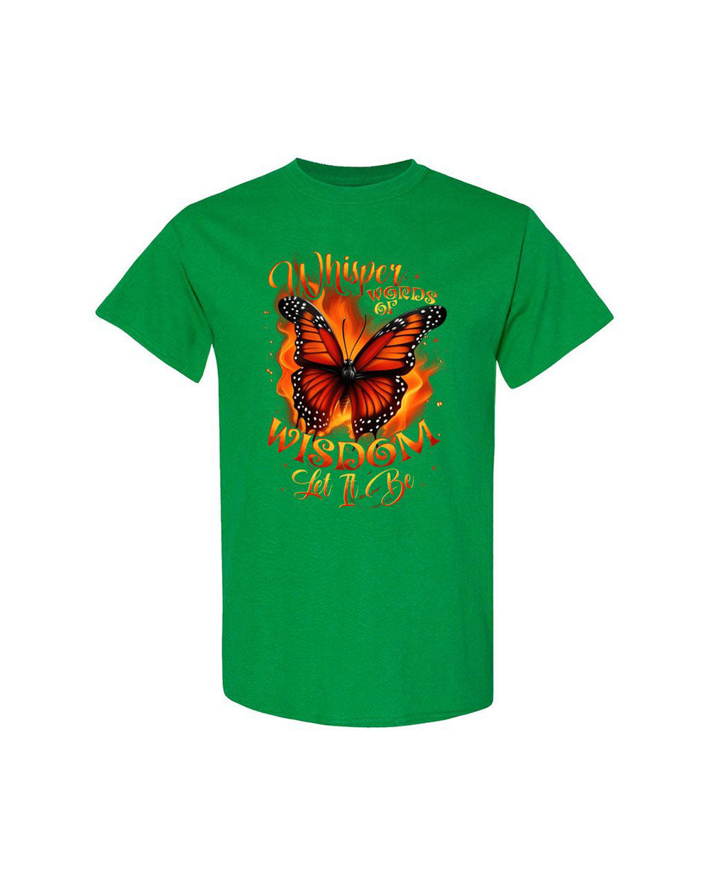 WHISPER WORDS OF WISDOM LET IT BE BUTTERFLY COTTON SHIRT - TYTD1510244