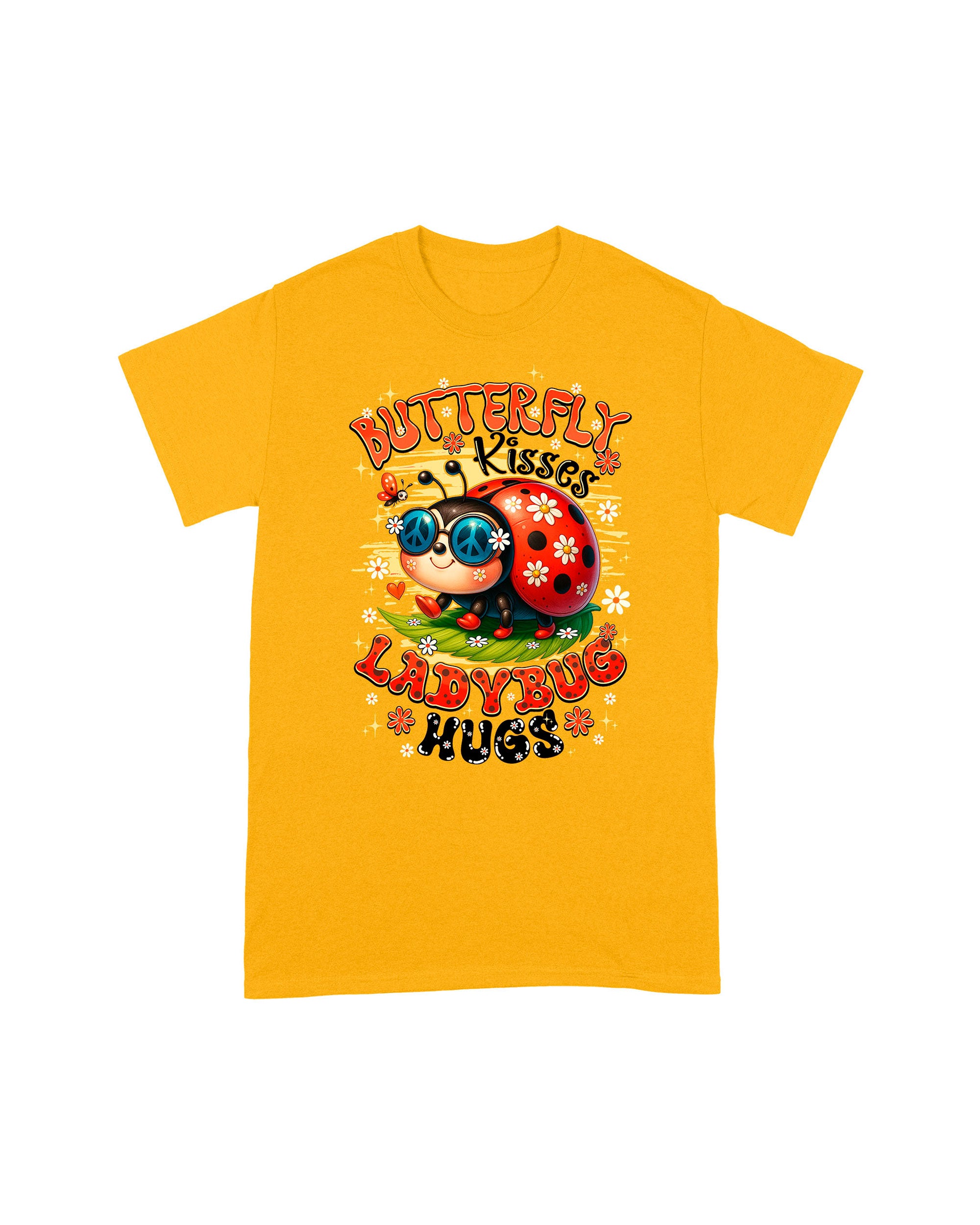 BUTTERFLY KISSES AND LADYBUG COTTON SHIRT - TYQY2306255