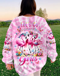LET'S GO GIRLS FLAMINGO ALL OVER PRINT - TLTW2012233