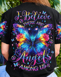 I BELIEVE THERE ARE ANGELS AMONG US BUTTERFLY ALL OVER PRINT - TLNO1305241