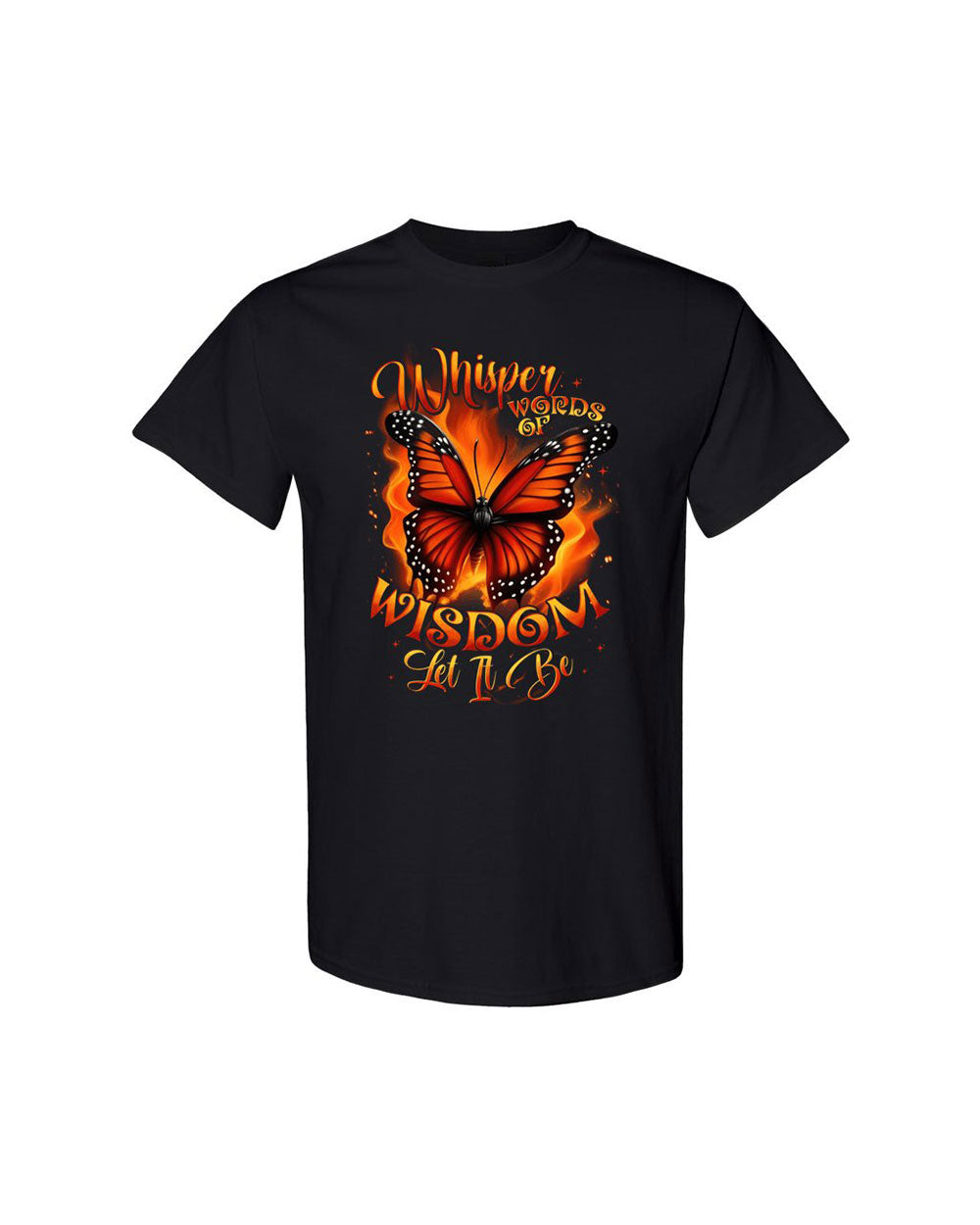 WHISPER WORDS OF WISDOM LET IT BE BUTTERFLY COTTON SHIRT - TYTD1510244