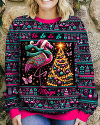 FLA LA LA LA MINGO CHRISTMAS UGLY ALL OVER PRINT - TLTW2510233