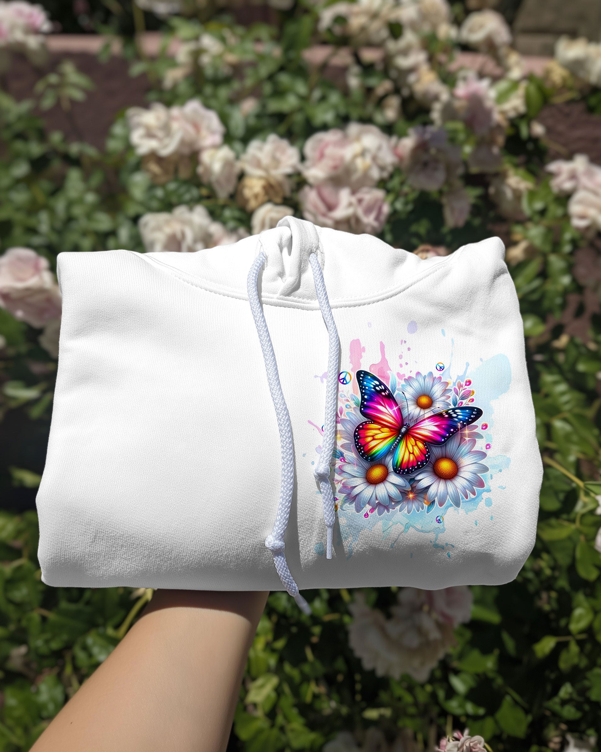 WHISPER WORDS OF WISDOM LET IT BE BUTTERFLY ALL OVER PRINT  - TLTW1110253