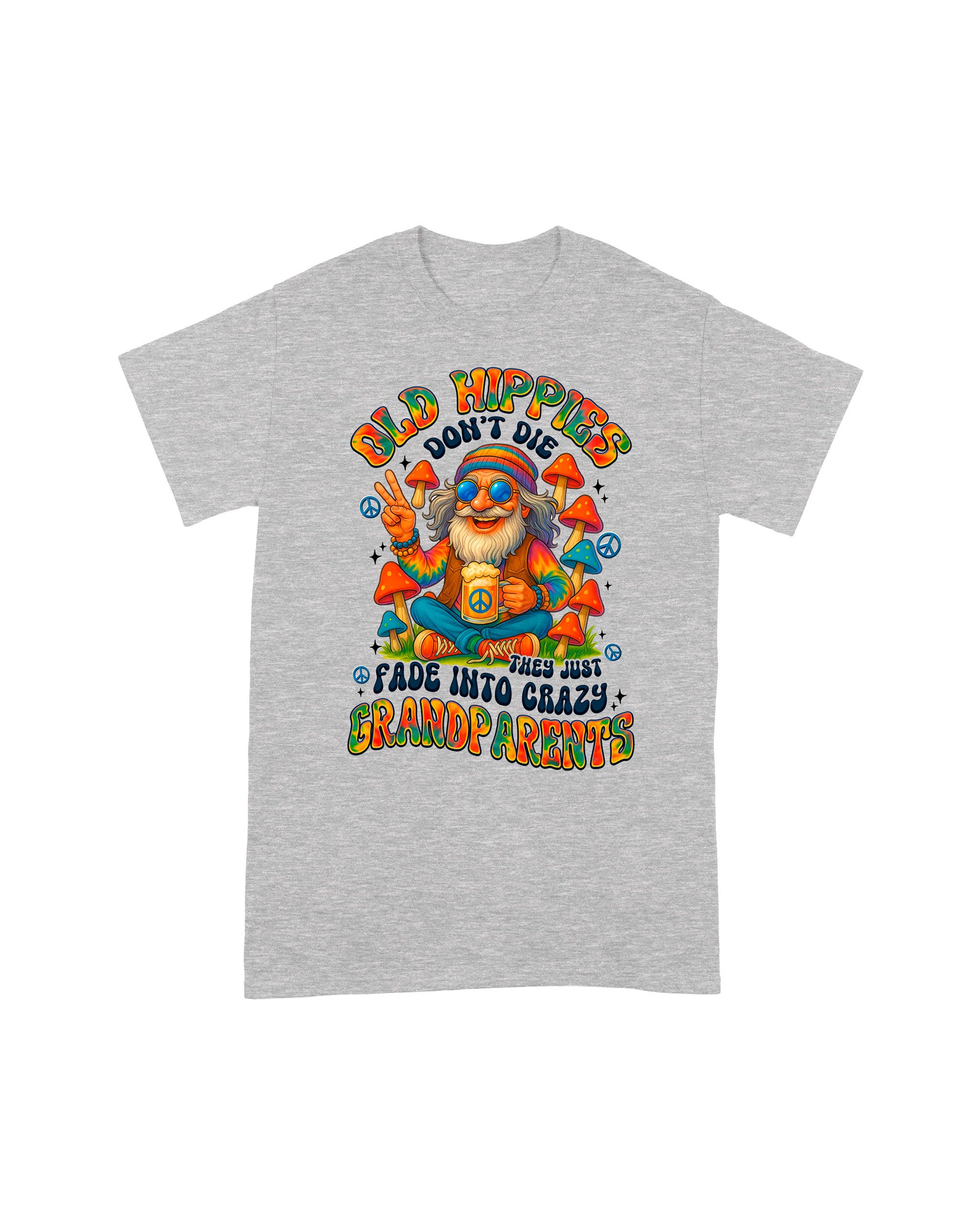 OLD HIPPIES TIE DYE COTTON SHIRT - TYTM1507251
