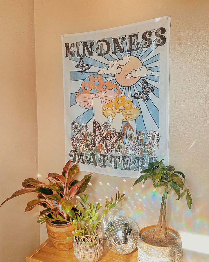 KINDNESS MATTERS TAPESTRY TLTW1207234 Groovy Hippie