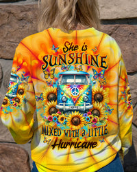 SHE IS SUNSHINE TIE DYE ALL OVER PRINT - TLTW1011234