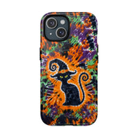 WITCH BLACK CAT BURST HALLOWEEN MAGNETIC PHONE CASE - TLHN2408264