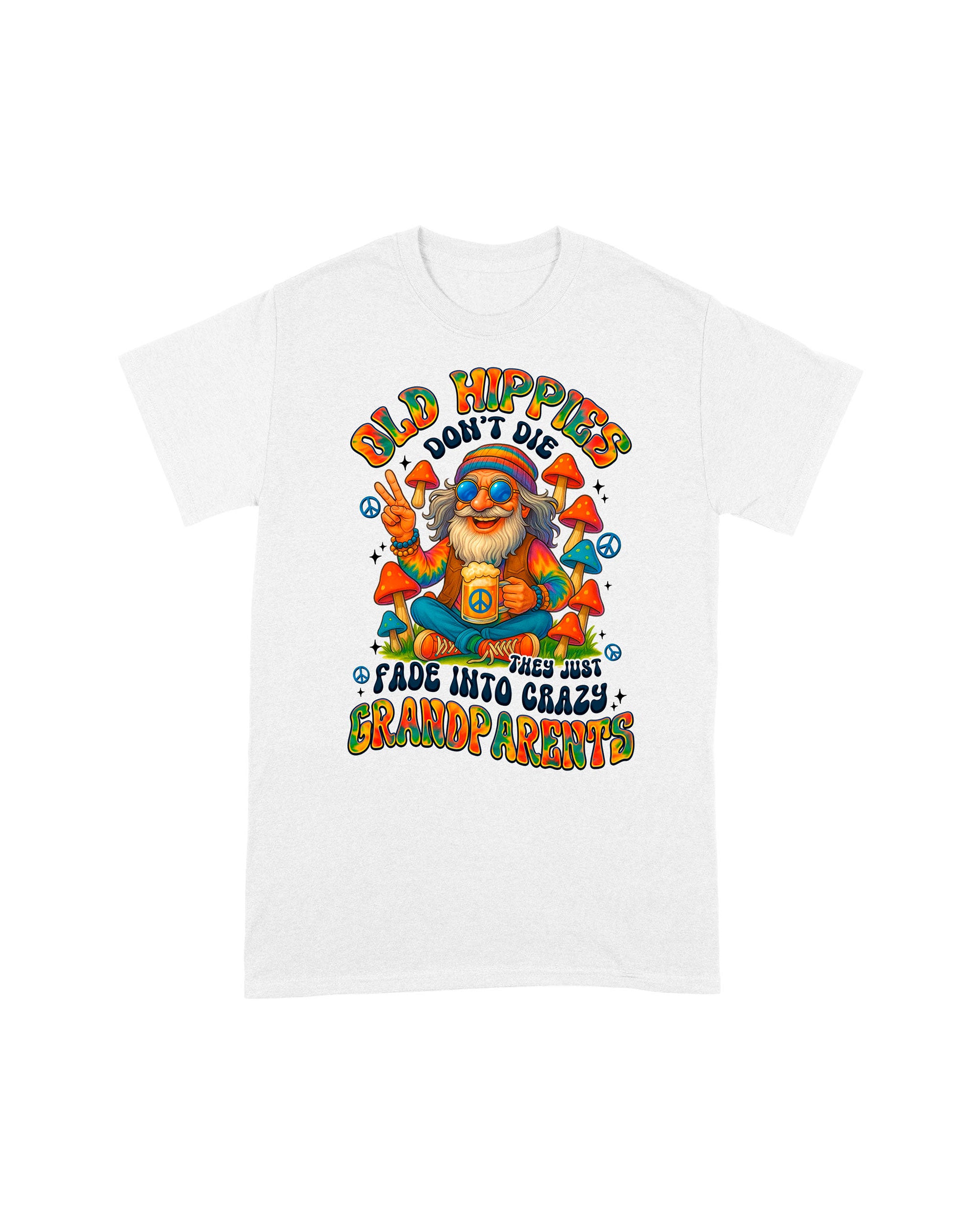 OLD HIPPIES TIE DYE COTTON SHIRT - TYTM1507251