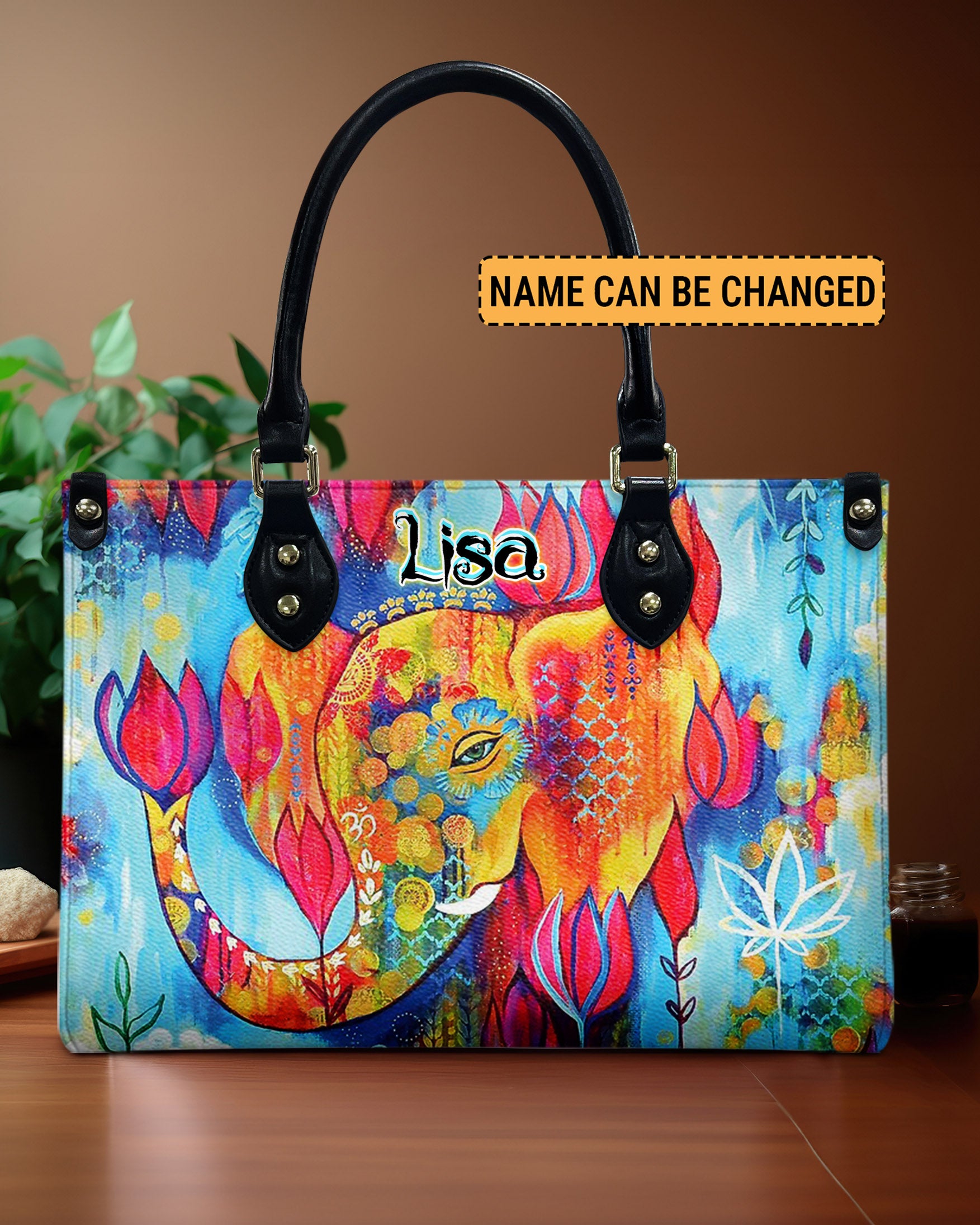 HIPPIE ELEPHANT LEATHER HANDBAG - YHHN1308244