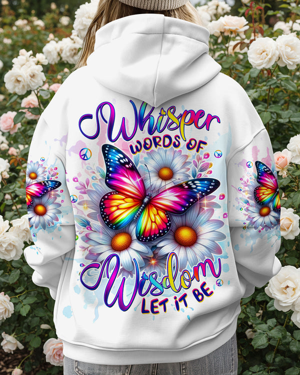 WHISPER WORDS OF WISDOM LET IT BE BUTTERFLY ALL OVER PRINT  - TLTW1110253