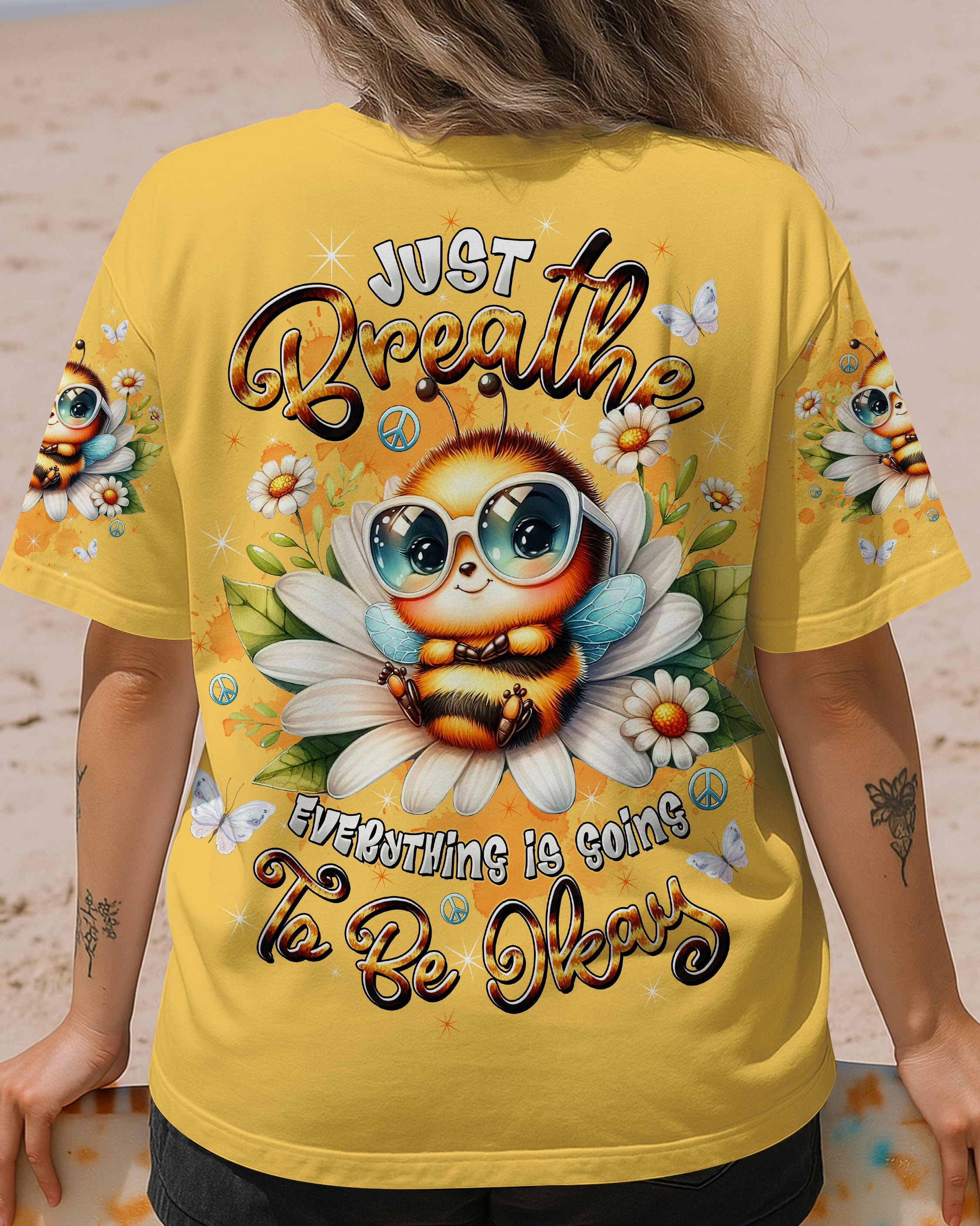 JUST BREATHE BEE ALL OVER PRINT - TLTW3009253