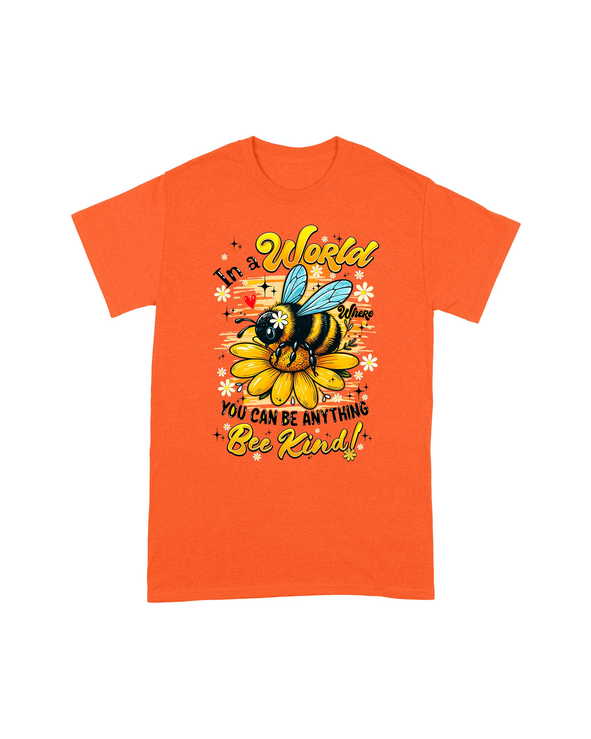 IN A WORLD WHERE YOU CAN BE ANYTHING BEE KIND COTTON SHIRT - TYQY0306256