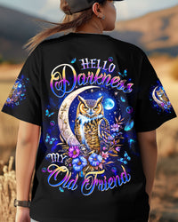 HELLO DARKNESS MY OLD FRIEND OWL ALL OVER PRINT - TLTW2209252