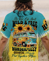 SHE WAS LIFE ITSELF SUNFLOWER ALL OVER PRINT - TLTW0805232