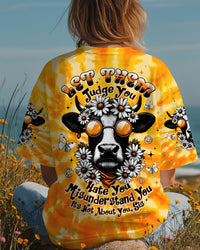 LET THEM JUDGE YOU COW DAISIES ALL OVER PRINT - TLTW1011253