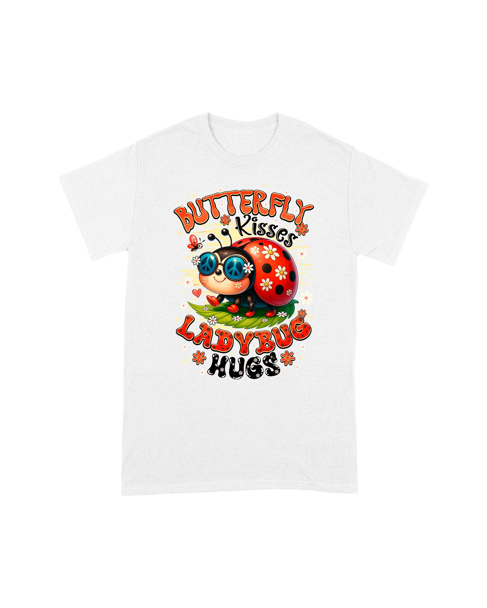 BUTTERFLY KISSES AND LADYBUG COTTON SHIRT - TYQY2306255