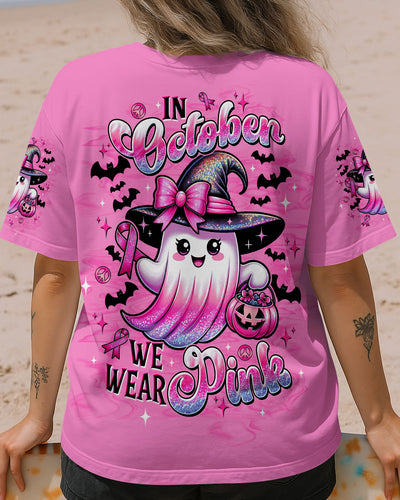 IN OCTOBER WE WEAR PINK BOO BREAST CANCER ALL OVER PRINT - TLTW0508253