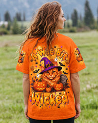A WEE BIT WICKED HALLOWEEN GINGER CAT ALL OVER PRINT - TLTW2208261