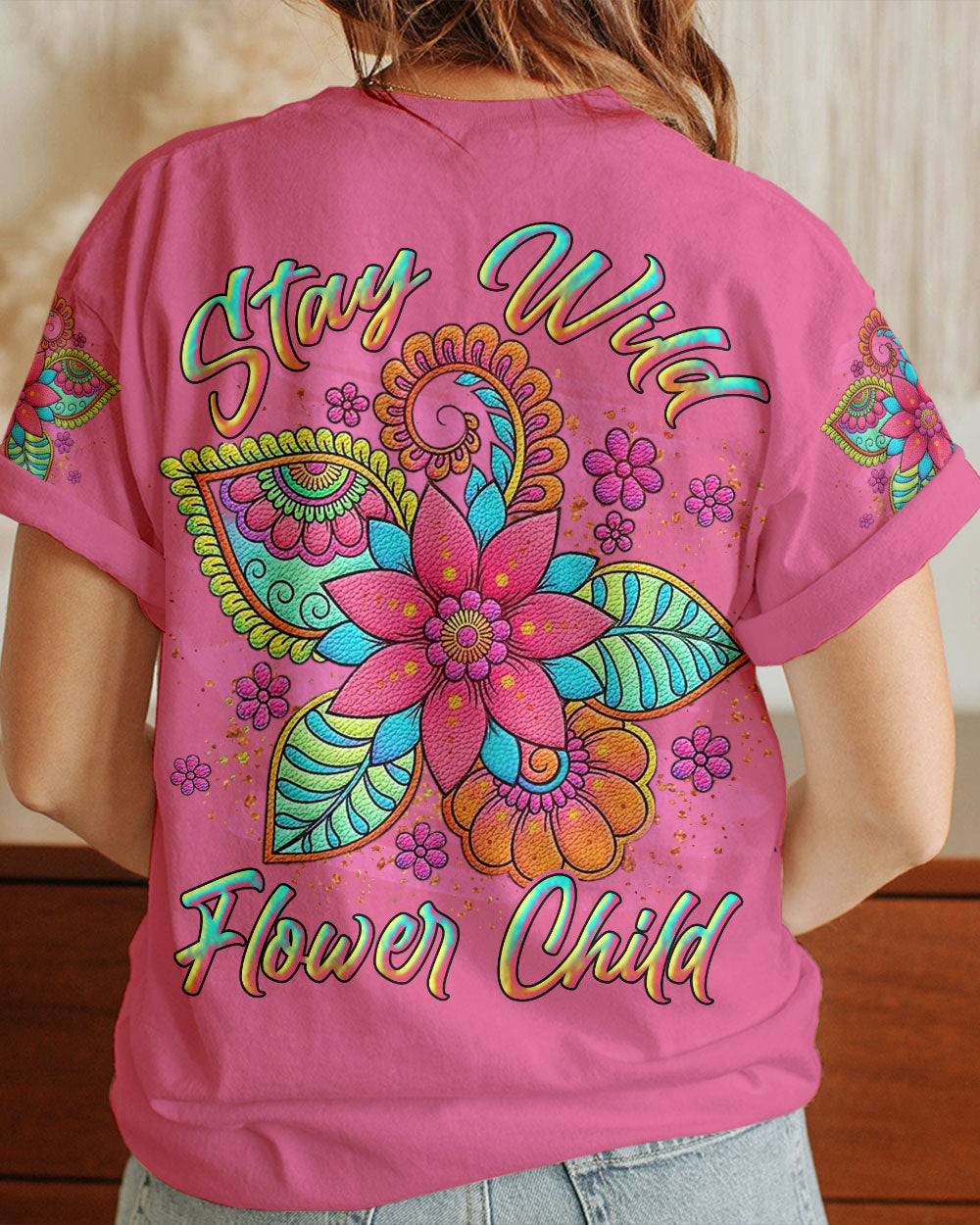 STAY WILD FLOWER CHILD ALL OVER PRINT - YHLN0206234