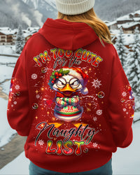 I’M TOO CUTE FOR THE NAUGHTY LIST CHRISTMAS DUCK ALL OVER PRINT - YHLT1011251