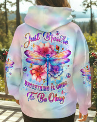 JUST BREATHE DRAGONFLY ALL OVER PRINT - YHLT2811253