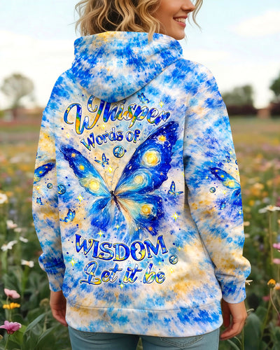 WHISPER WORDS OF WISDOM LET IT BE BUTTERFLY ALL OVER PRINT - YHLT2702262