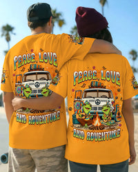 PEACE LOVE AND ADVENTURE COUPLE ALL OVER PRINT - YHLT1501261