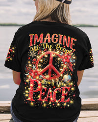 IMAGINE ALL THE PEOPLE LIVING LIFE IN PEACE CHRISTMAS ALL OVER PRINT - TYTM1810233