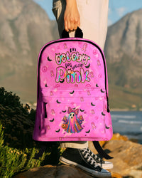 IN OCTOBER WE WEAR PINK BOO BREAST CANCER AWARENESS BACKPACK - TYTD1308251
