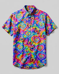 PAWS OF COLORFUL DREAMS BUTTON-DOWN COLLAR SHIRT - TYLN2206263