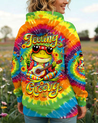 FEELING GROOVY FROG ALL OVER PRINT - YHLT2801261