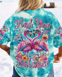 FIND YOUR BALANCE FLAMINGO ALL OVER PRINT - TYTM1504241