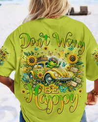 DON'T WORRY BE HAPPY FROG ALL OVER PRINT - TYTM0205241