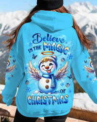 BELIEVE IN THE MAGIC OF CHRISTMAS SNOWMAN ALL OVER PRINT - YHLT2410253