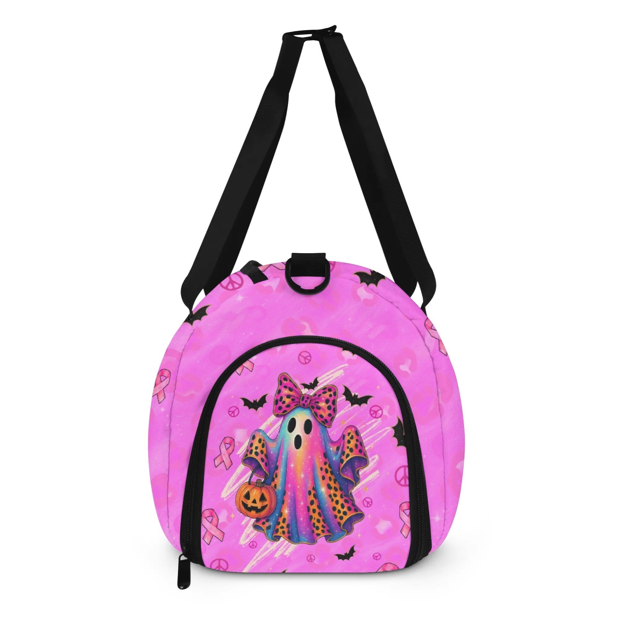IN OCTOBER WE WEAR PINK BOO BREAST CANCER AWARENESS TRAVELLING BAG - TYTD1308251