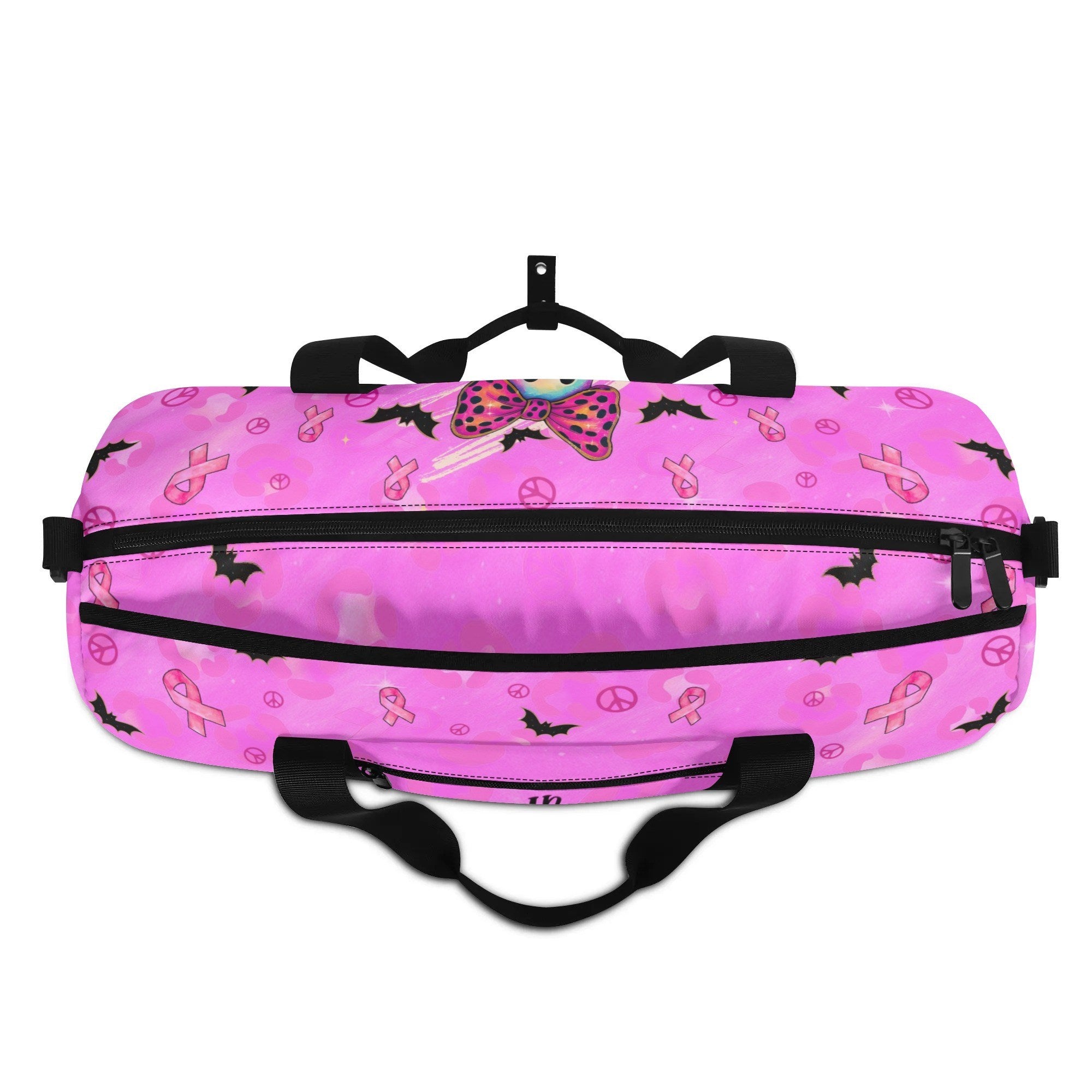 IN OCTOBER WE WEAR PINK BOO BREAST CANCER AWARENESS TRAVELLING BAG - TYTD1308251