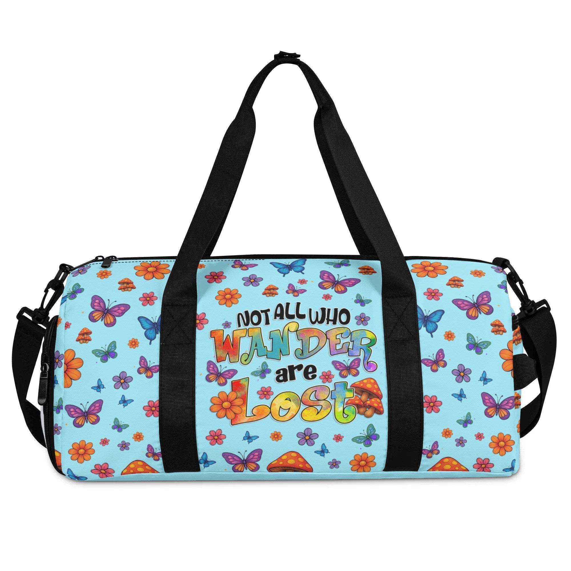 NOT ALL WHO WANDER ARE LOST COMPASS TRAVELLING BAG - TYTD2808254