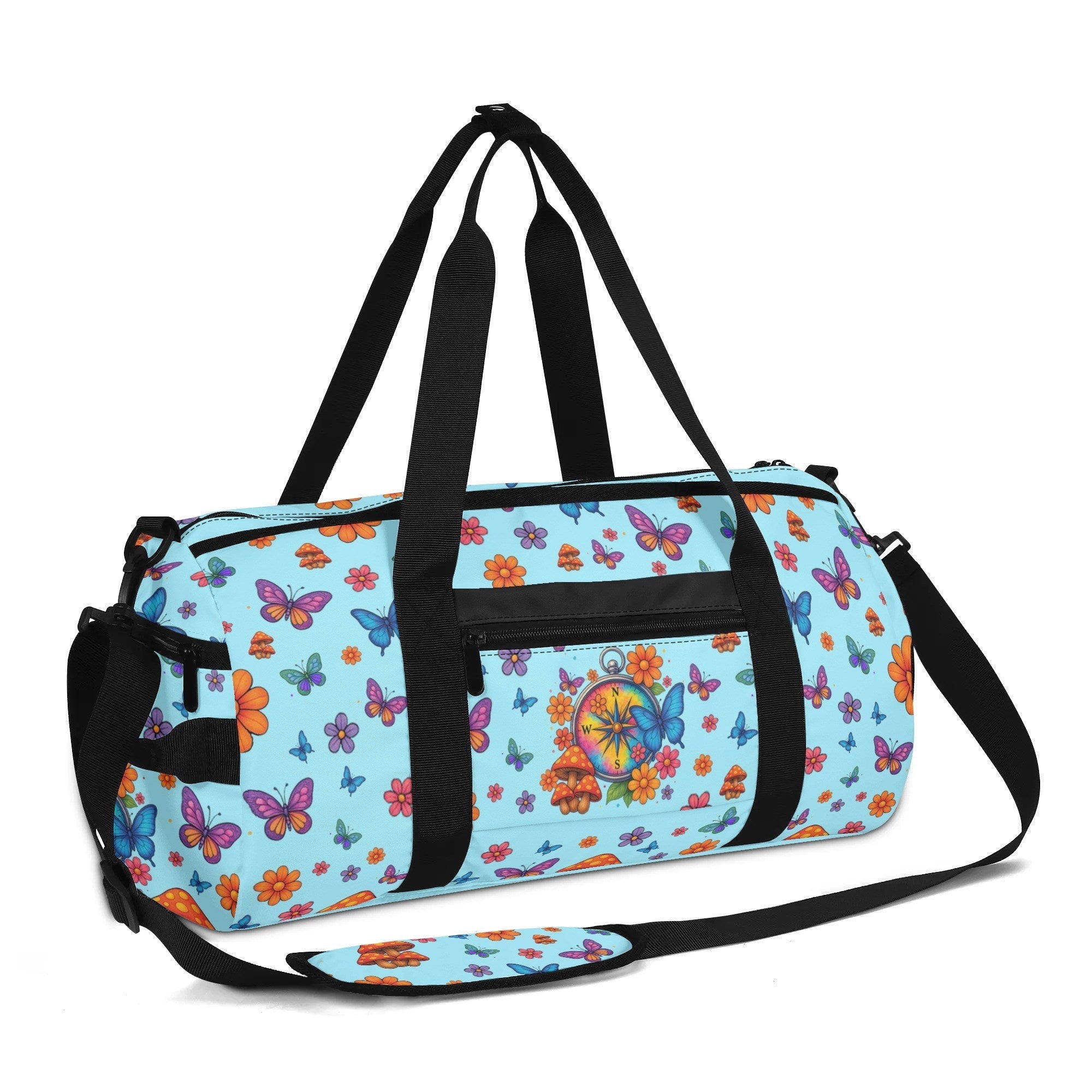 NOT ALL WHO WANDER ARE LOST COMPASS TRAVELLING BAG - TYTD2808254