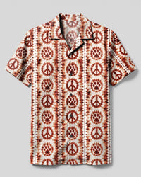 DESERT PEACE & PAWS CAMP SHIRT - TLNO0308266