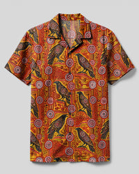 RAVEN DOTWORK CAMP SHIRT - TLNO1109262