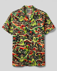 UFO COW FARM CHRISTMAS CAMP SHIRT - TLTW1710264