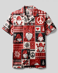 8BIT GNOME CHRISTMAS HIPPIE CAMP SHIRT - RITD0210262